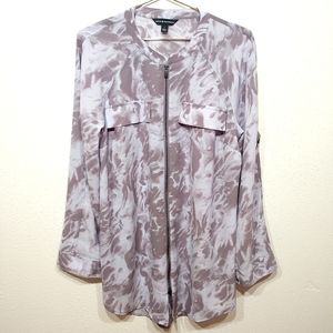 Rock & Republic Tunic Roll Tab Sleeve - Size Large